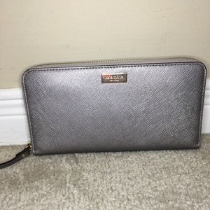 Kate Spade wallet in silver